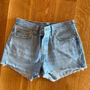 Brand new Levi 501 cut off shorts
